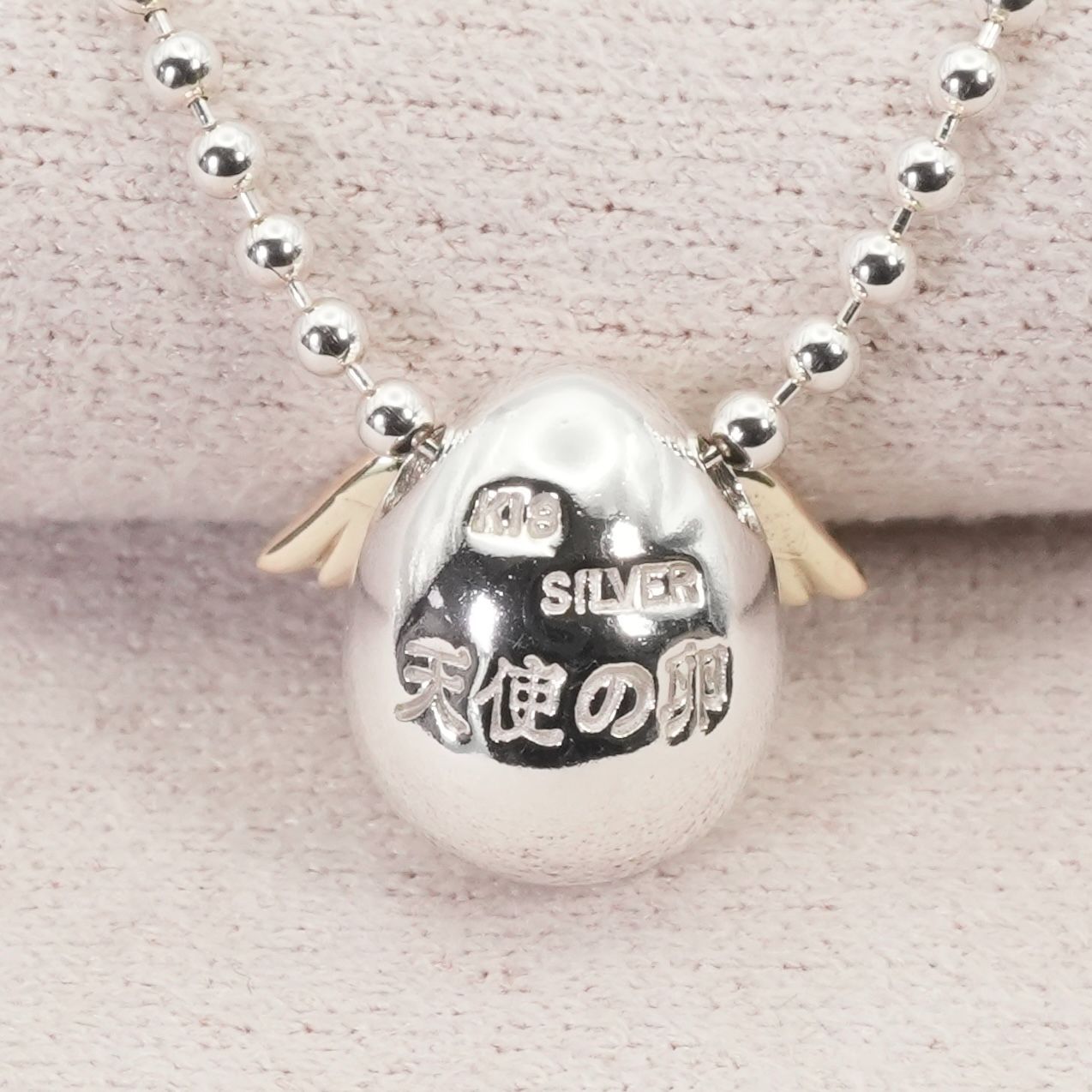 天使の卵 K18×シルバー925 コンビ ネックレス/25-3157 - メルカリ