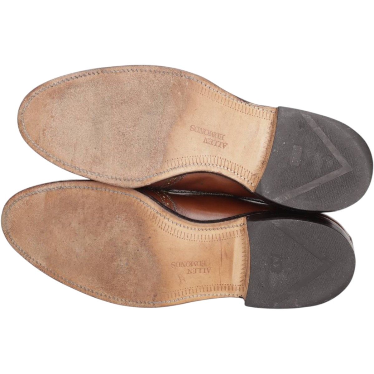 未使用品◎アレンエドモンズ Muldoon キルトローファー 茶 9.1/2D◎ アレンエドモンズ Allen Edmonds Cody USA製 キルトタッセルローファー