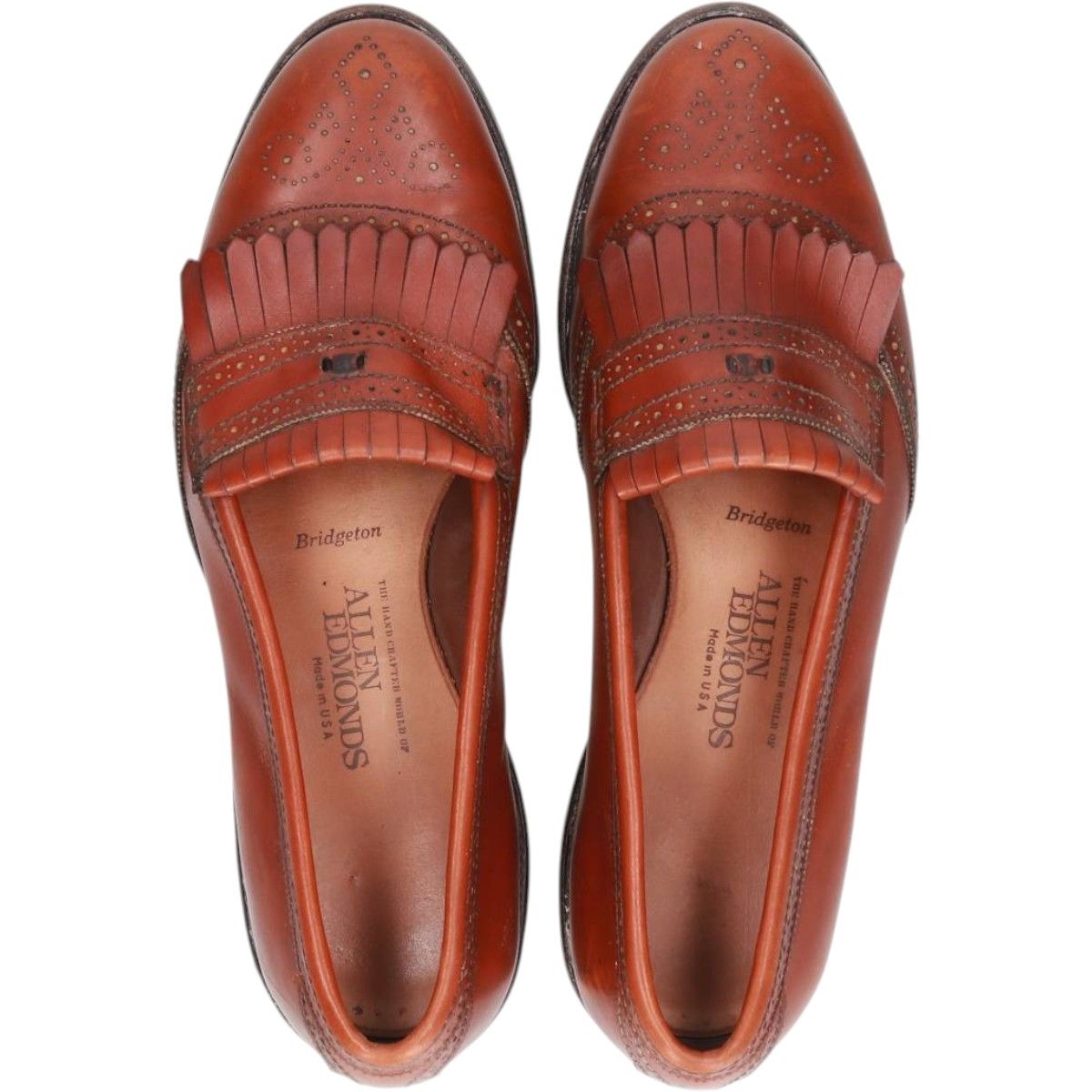 古着 アレンエドモンズ ALLEN EDMONDS BRIDGETON セミブローグ キルト