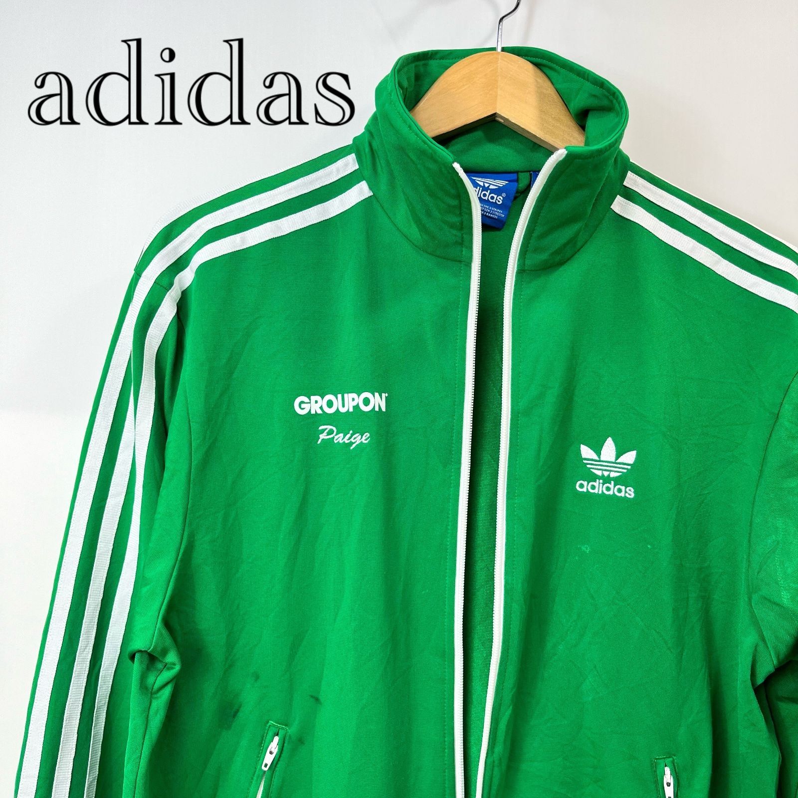 adidas アディダス トラックジャケット ジャージ Size:M メンズ 古着 