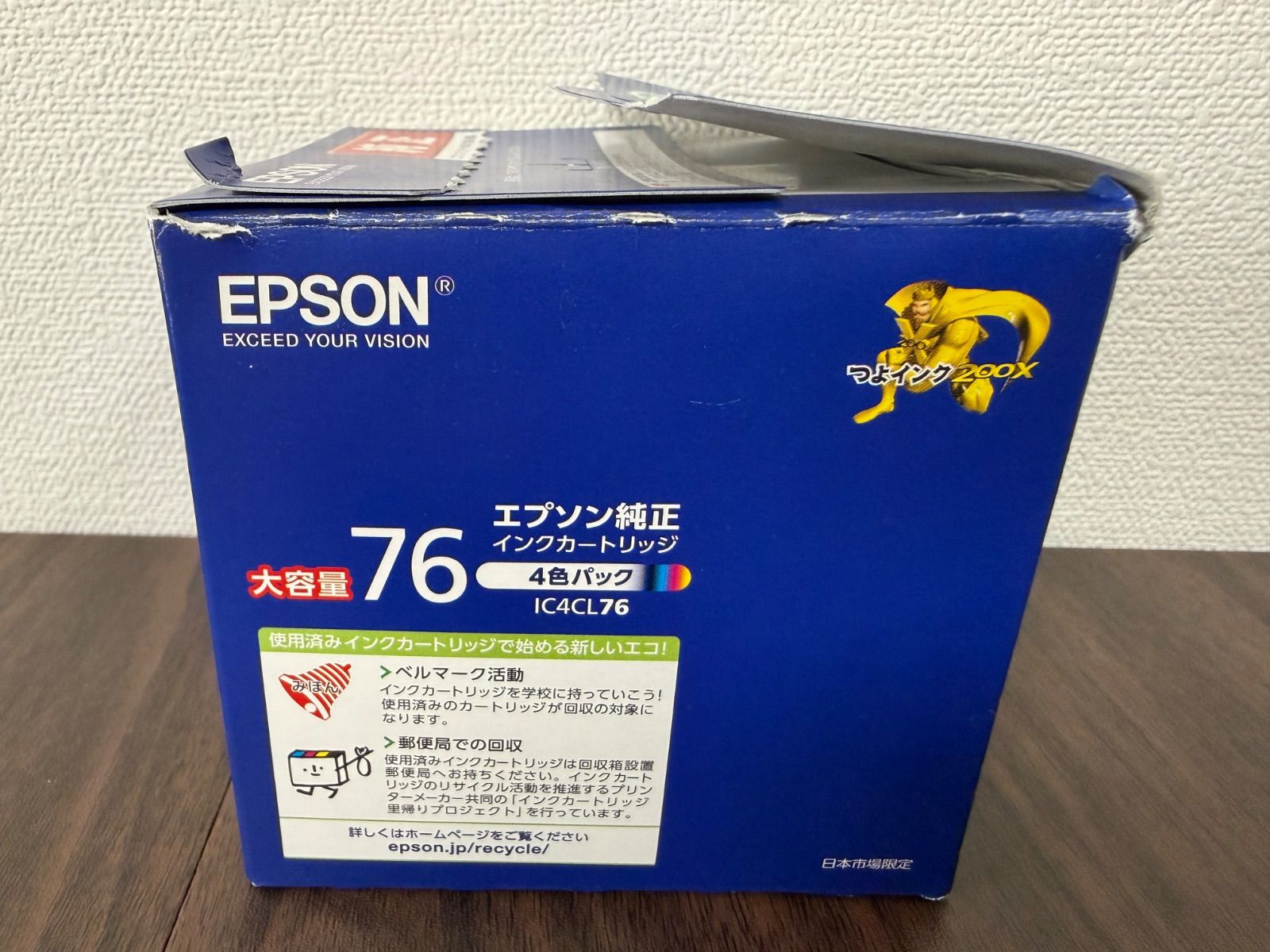 EPSON IC4CL76 4色パック インクカートリッジ　６箱 Amazon.co.jp: エプソン 純正 インクカートリッジ 地球儀 IC4CL76 4色