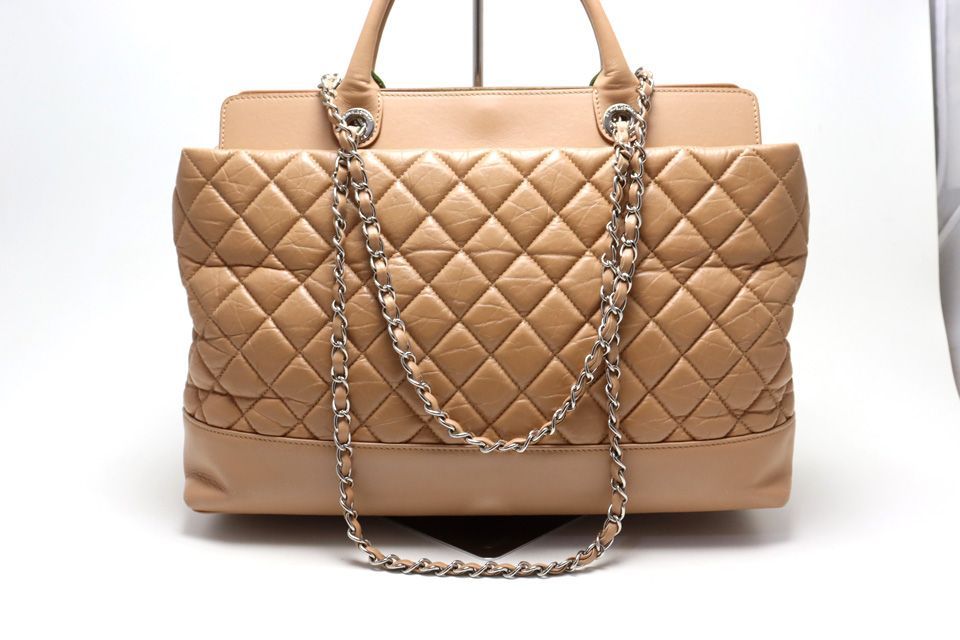 シャネル 17番台 マトラッセ SV金具 トートバッグ■04oh0923526 CHANEL - シャネル 17番台 マトラッセ SV金具 トートバッグ