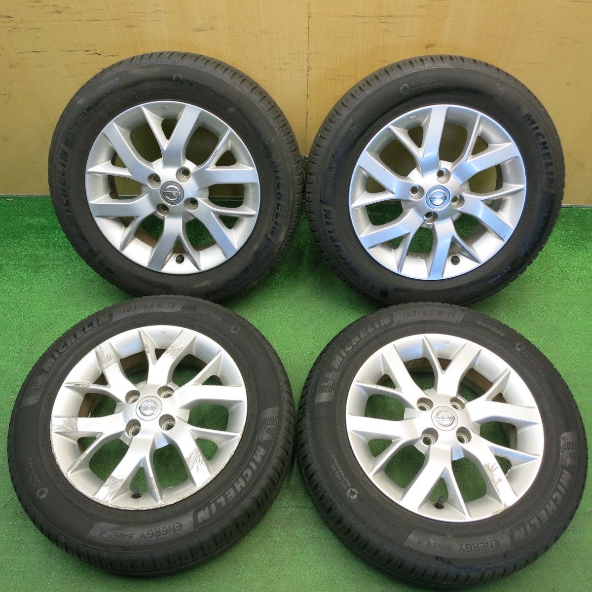 バリ溝！23年！8.5分☆日産 ノート e-power 純正 185/65R15 ミシュラン 