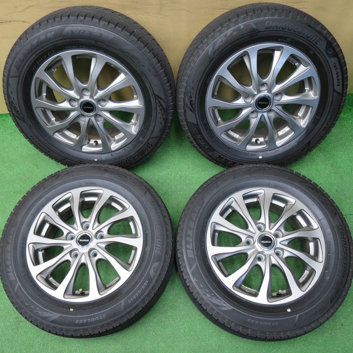バリ溝！23年！キレイ！9.5分☆スタッドレス 195/65R15 ブリヂストン 