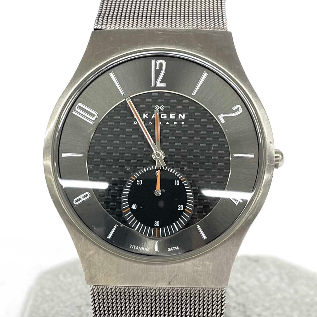 Skagen スカーゲン 腕時計 クォーツ  SS/ 805XLTTM/スモセコ   シルバーカラー メンズ / 240001198380 Skagen スカーゲン 腕時計 クォーツ SS/ 805XLTTM/スモセコ シルバー