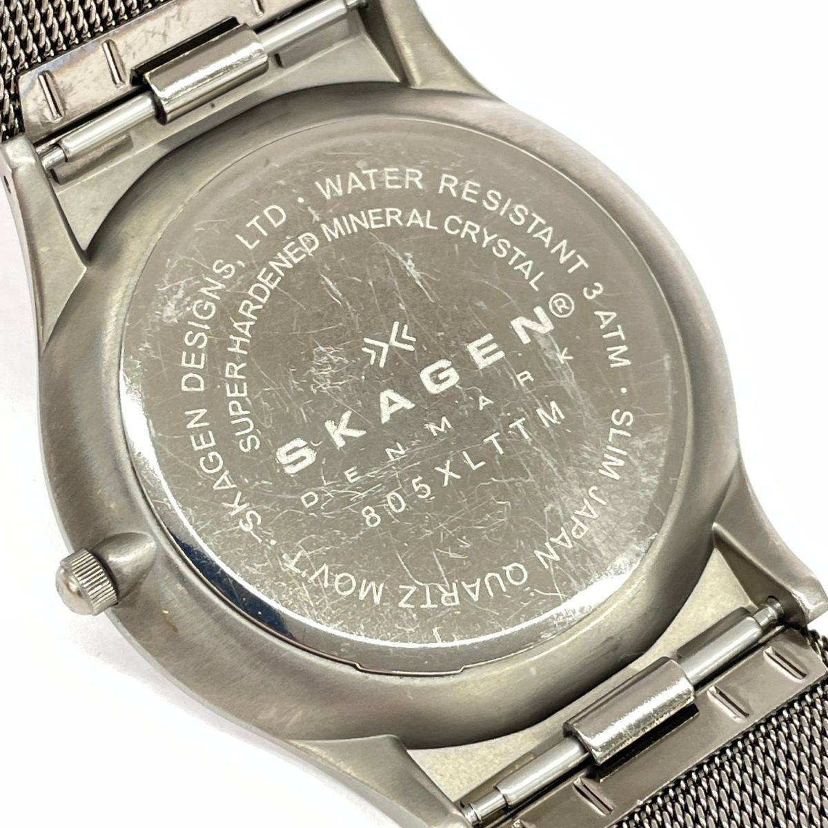 Skagen スカーゲン 腕時計 クォーツ  SS/ 805XLTTM/スモセコ   シルバーカラー メンズ / 240001198380 Skagen スカーゲン 腕時計 クォーツ SS/ 805XLTTM/スモセコ シルバー