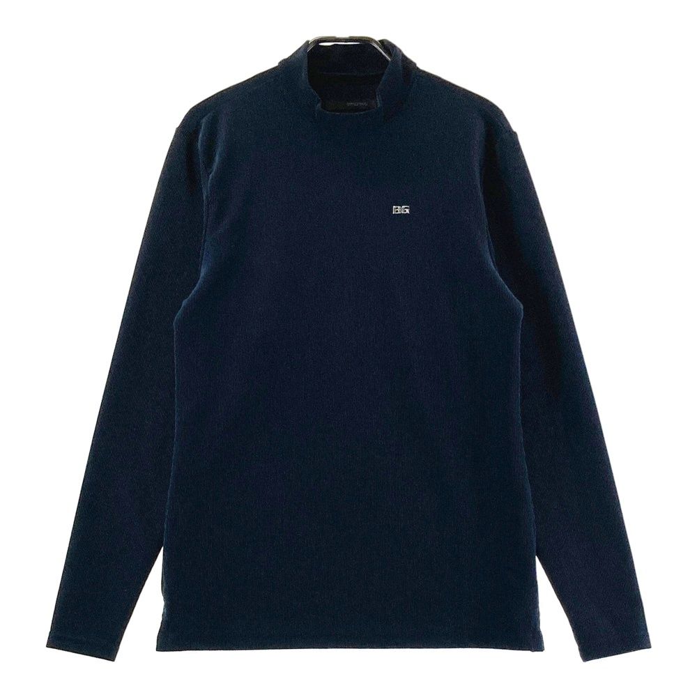 サイズ：S BRIEFING GOLF ブリーフィング 2025年モデル ハイネック長袖Tシャツ  ネイビー系 [240101673117] ゴルフウェア メンズ ストスト サイズ：S BRIEFING GOLF ブリーフィング 2025年モデル ハイネック長袖