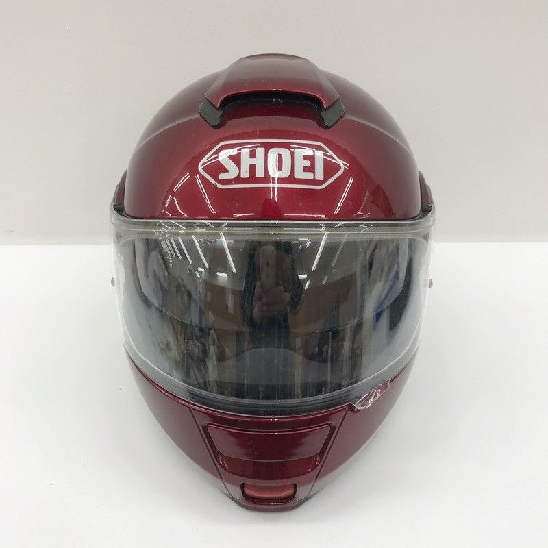 SHOEI ショウエイ NEOTEC システムヘルメット Mサイズ ワインレッド
