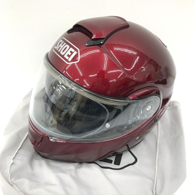 SHOEI ショウエイ NEOTEC システムヘルメット Mサイズ ワインレッド