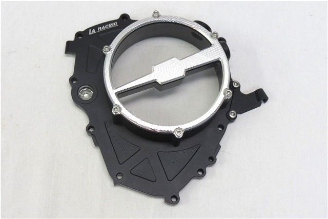 Ninja400 Ninja250 2018- Z250 Z400 2018- CNC　右側　エンジンカバー　銀