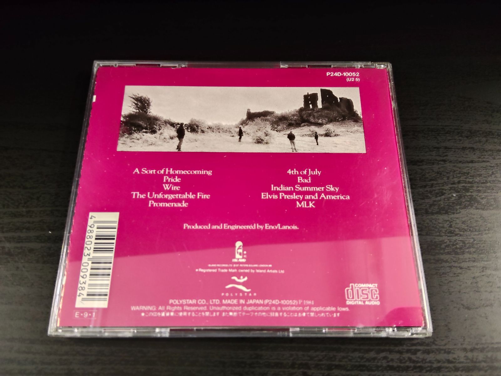 CD0189 U2 ユーツー 焔 ほのお 日本盤 帯付 CD 洋楽 ロック アイランド