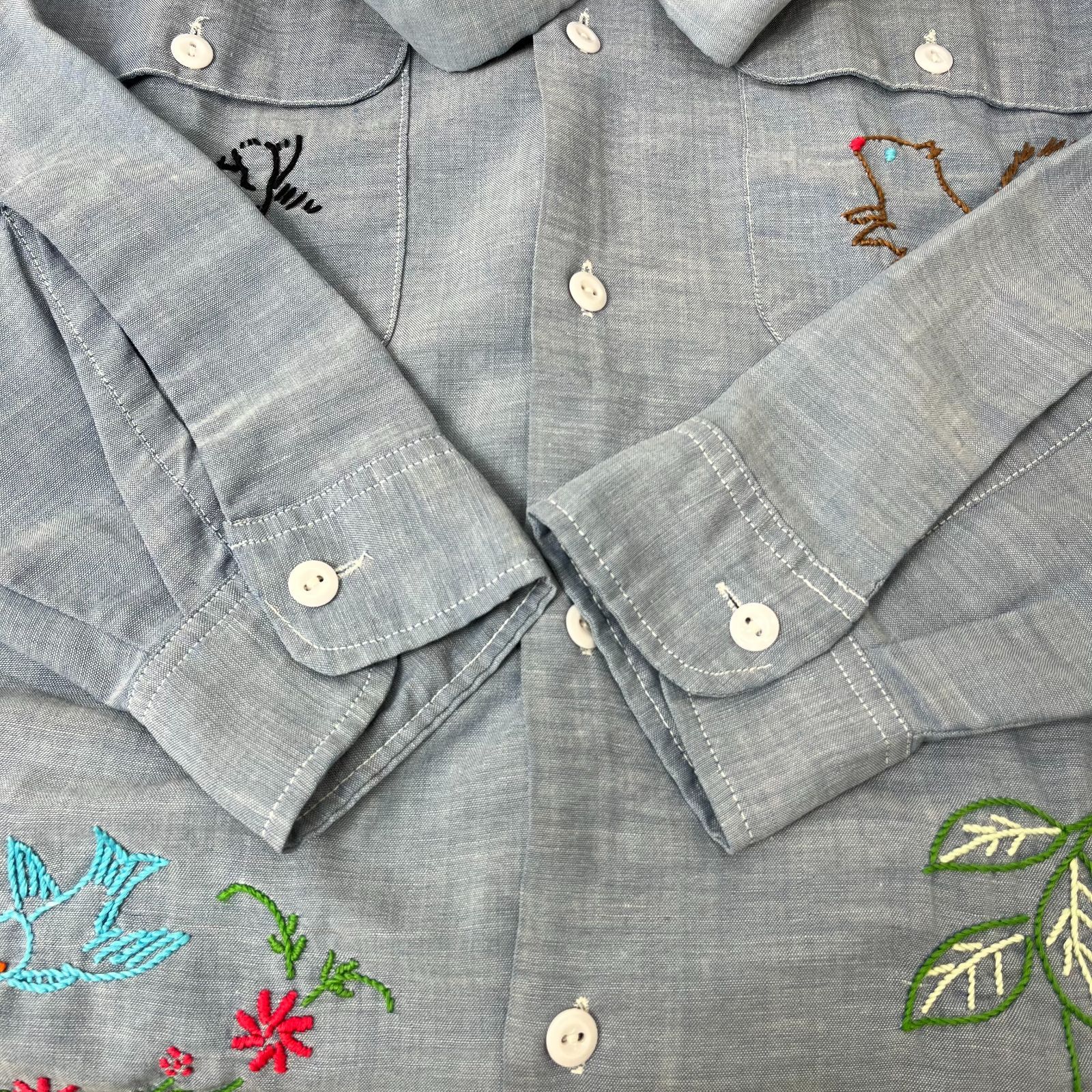 BIG MAC JCPenny Shirt ビッグマック JCペニー シャンブレーシャツ 花