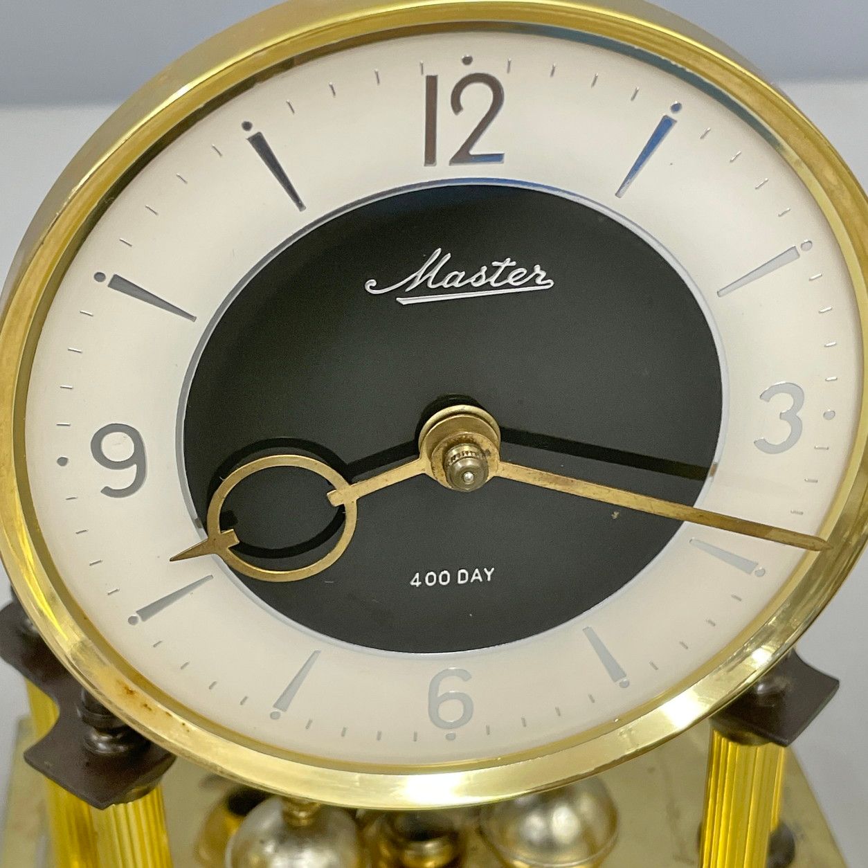 Master 400 DAY 日新時計工業 Nisshin 置き時計 ゼンマイ回し欠品 Master 400 DAY 日新時計工業 Nisshin 置き時計 ゼンマイ回し欠品