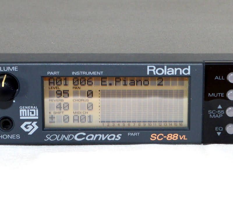 希少動作品 Roland MIDI音源モジュール SC-88VL SoundCanvas