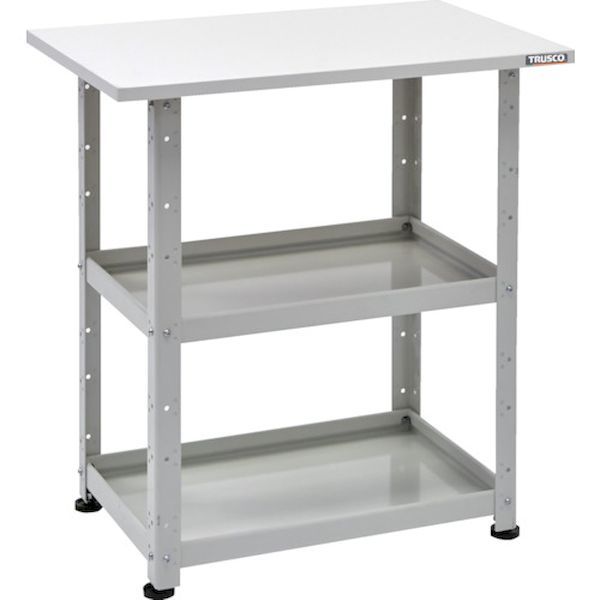 [Brand New, Shipped within 7 Business Days] TRUSCO BDW-R962T-W Small Bolted Shelf Birdy Wagon Rack Type 600X400 with Top Plate, White, BDWR962TW [Okinawa Remote Islands Unsellable]