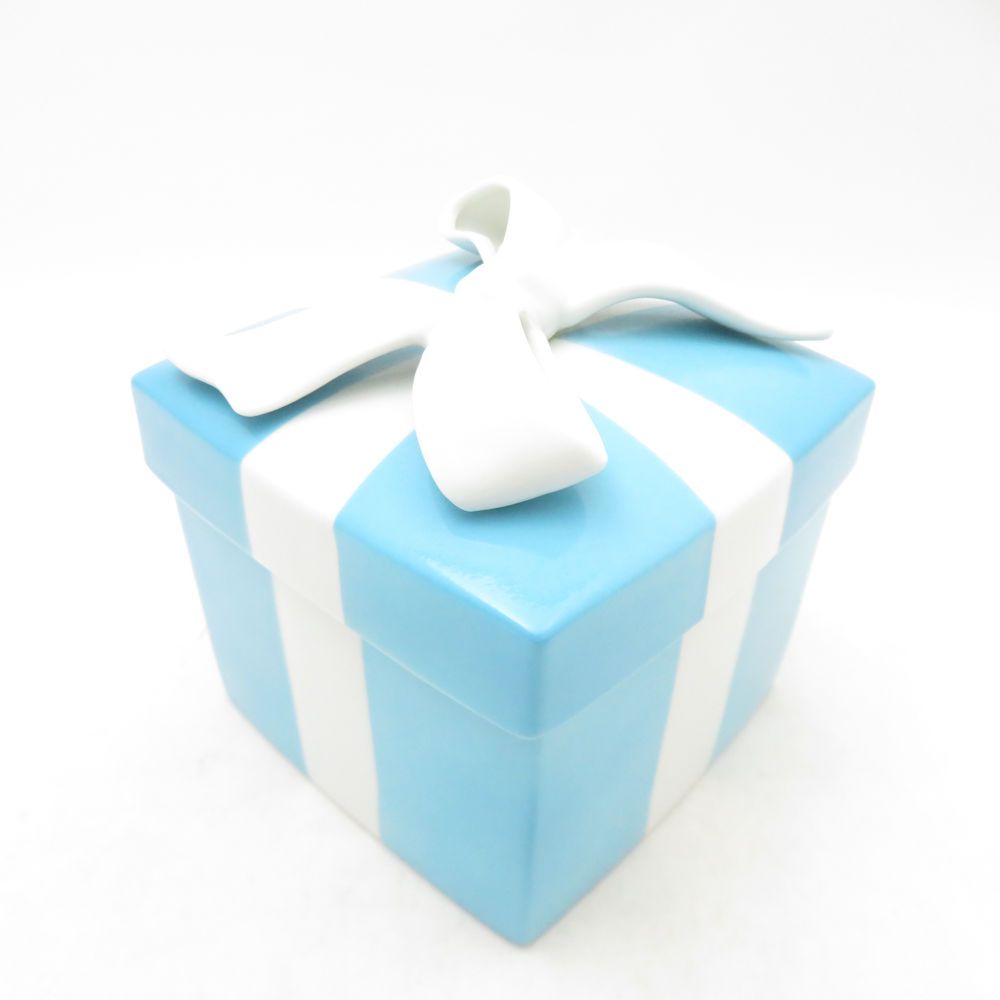 美品 TIFFANY＆Co. ティファニー ブルーボックス ラージ 小物入れ