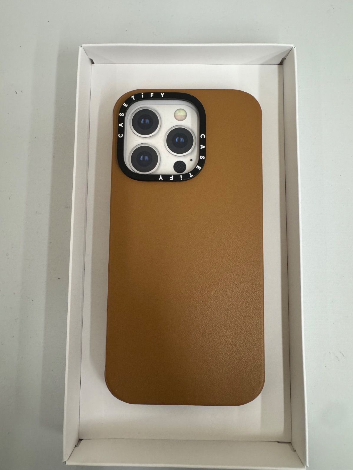 iPhoneアクセサリー CASETiFY BioVegCase iPhone16pro Tan Amazon.com: CASETiFY BioVeg iPhone 16 Pro Max Faux Leather Case