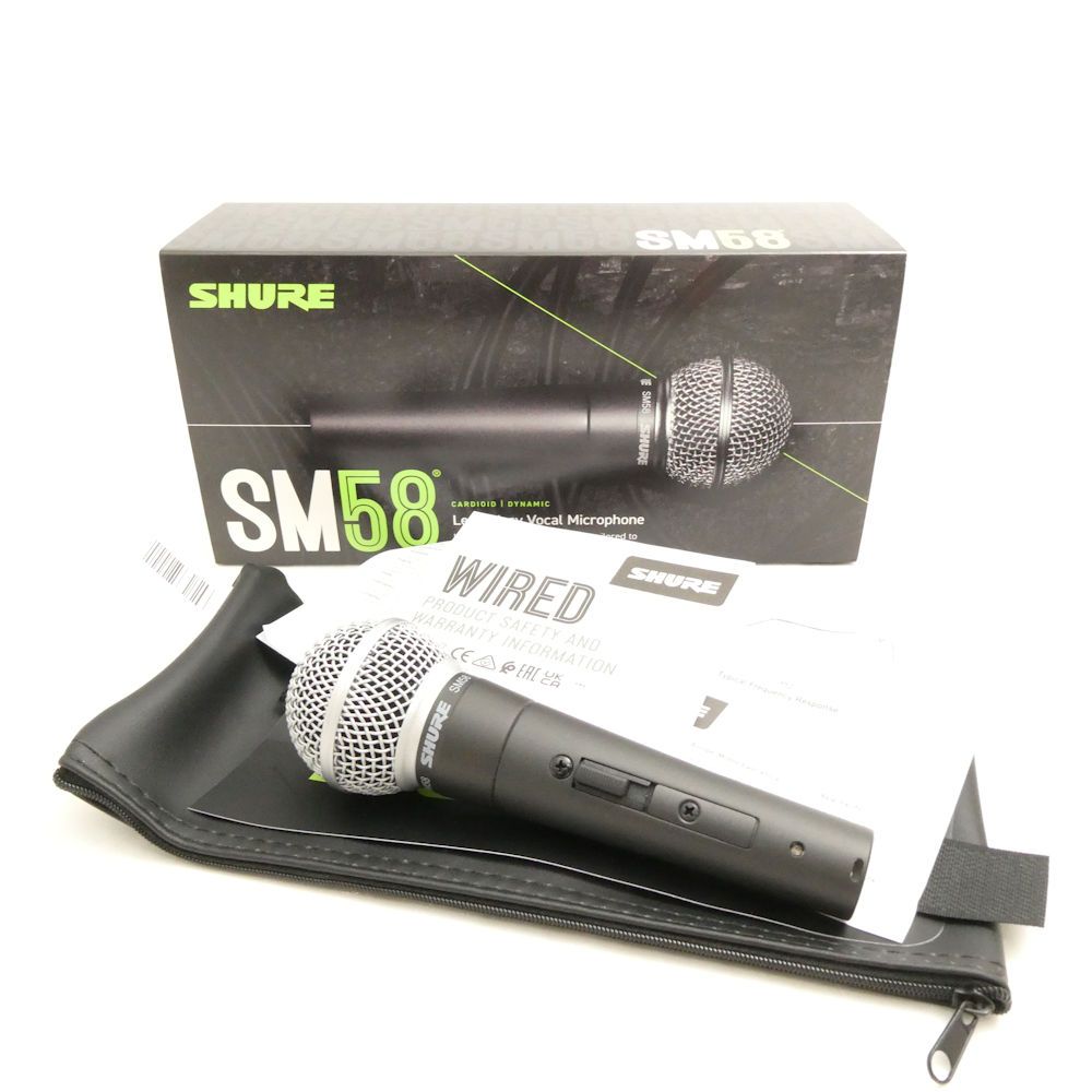 美品 シュアー ダイナミックマイク SM58 SHURE 動作良好】SHURE