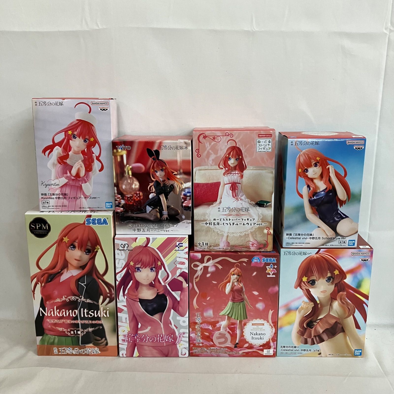 五等分の花嫁 中野 五月 まとめ売り 未開封 五等分の花嫁 中野五月 まとめ フィギュア 8個セット SF4984