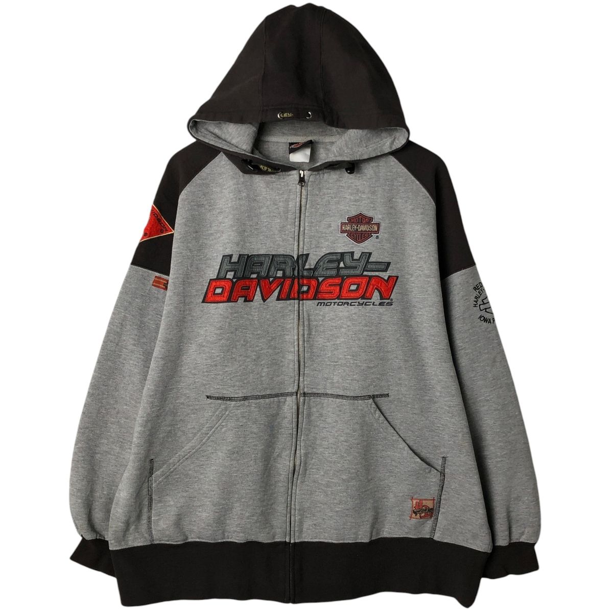 ハーレーダビッドソンHarley-Davidson スウェットフルジップパーカー ブランド古着】スウェットフルジップパーカー（スウェット）｜Harley