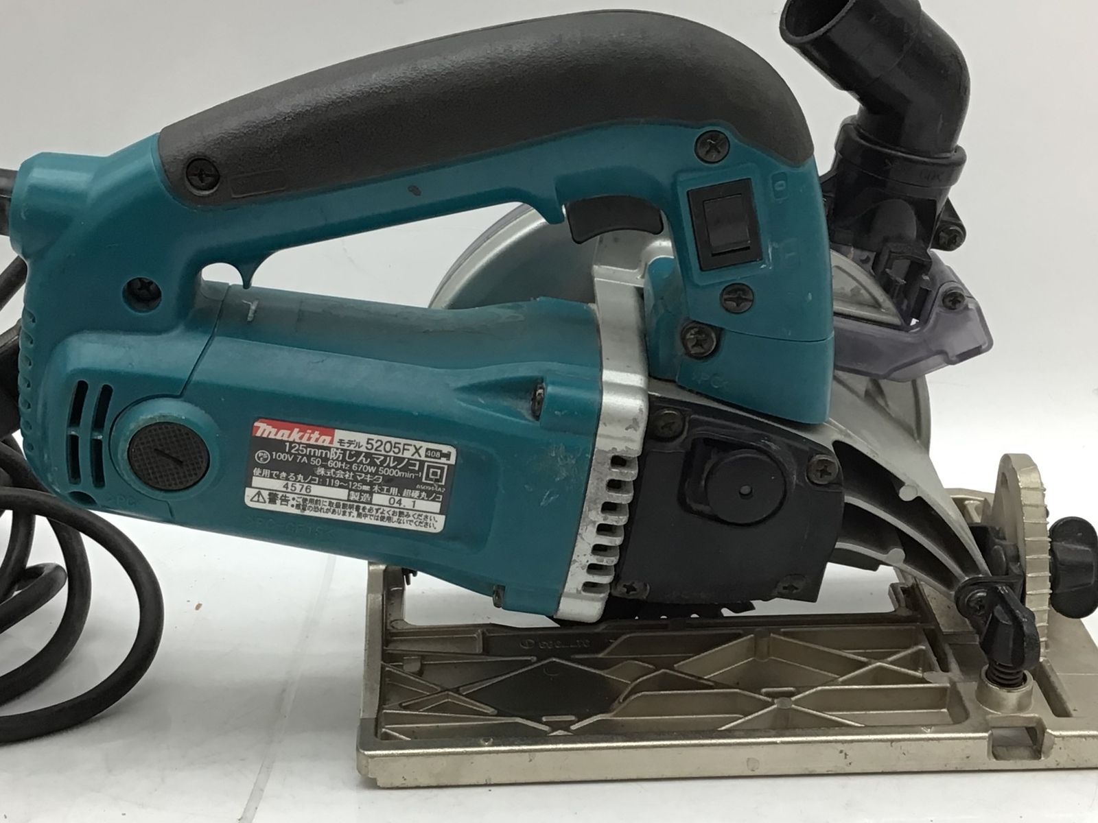 マキタ 5205FX 防じん丸ノコ【リライズ野田愛宕店】【店頭取引限定】【中古】 中古品・新品刃！延長コード付き！】マキタ(makita) 125mmボード用