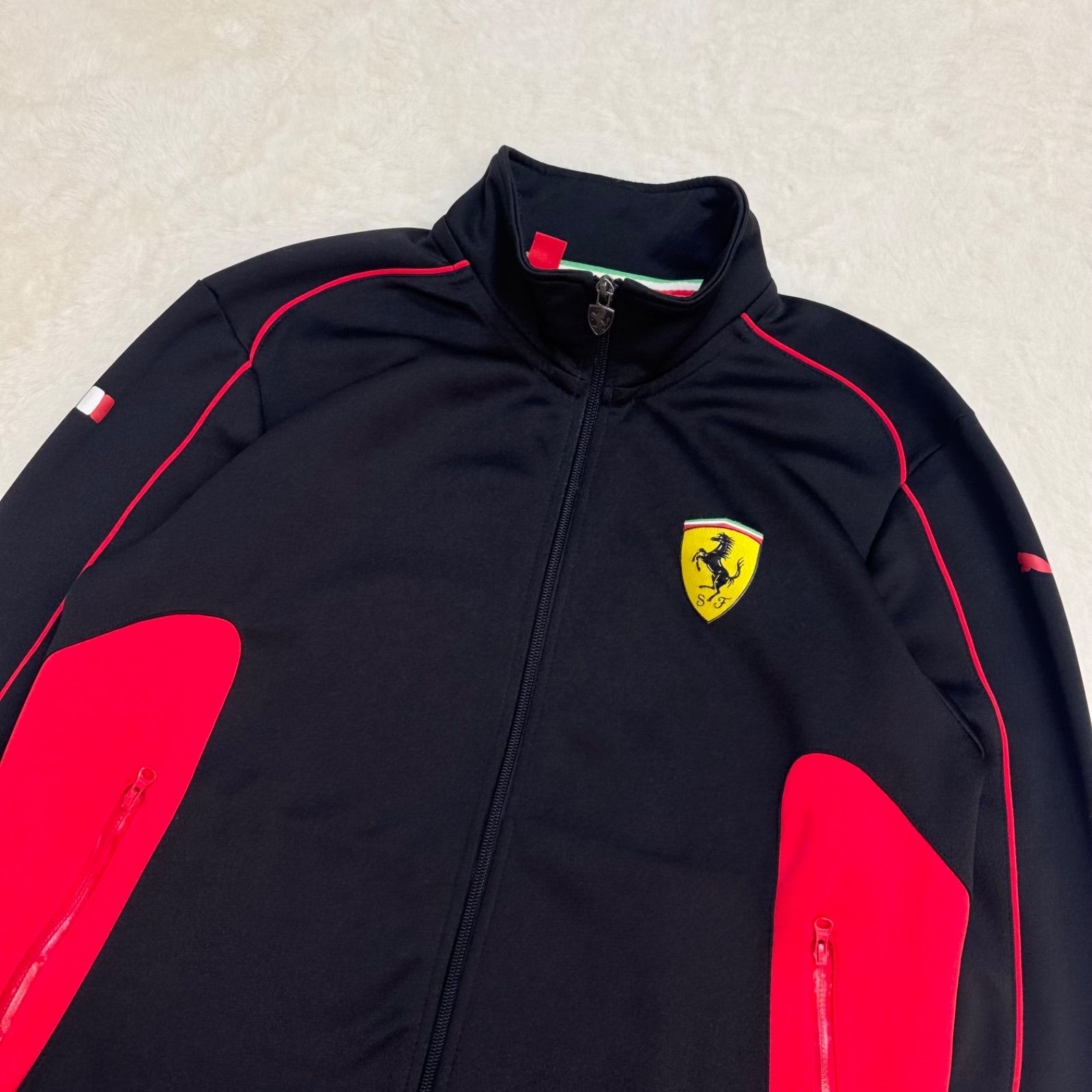 最終値下げ】PUMA×Ferrari コラボ トラックジャケット L ブラック 