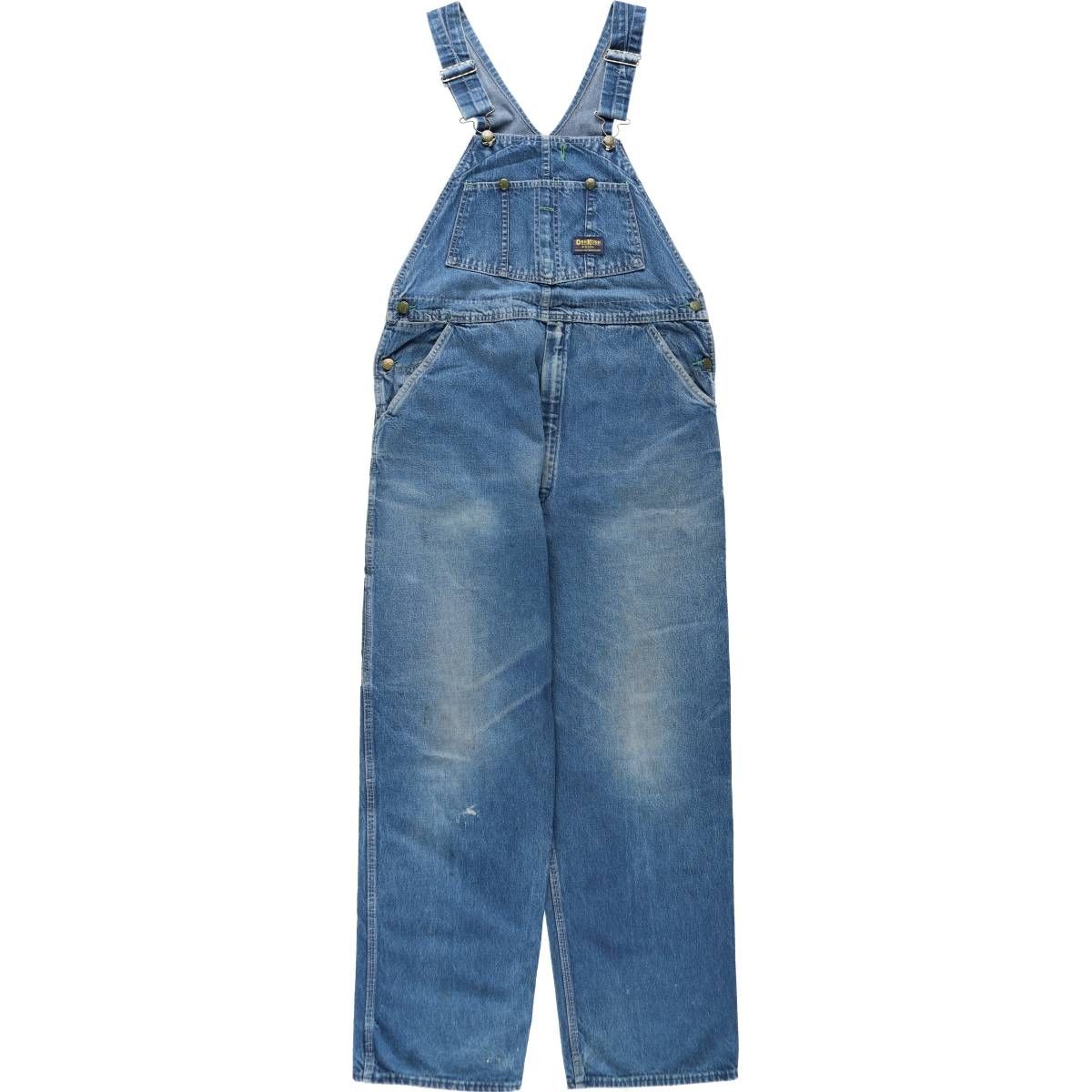 古着 60~70年代 オシュコシュ Osh kosh デニムオーバーオール メンズw35相当 ヴィンテージ/eaa630431 パンツ 古着 60~70年代 オシュコシュ Osh kosh デニムオーバーオール