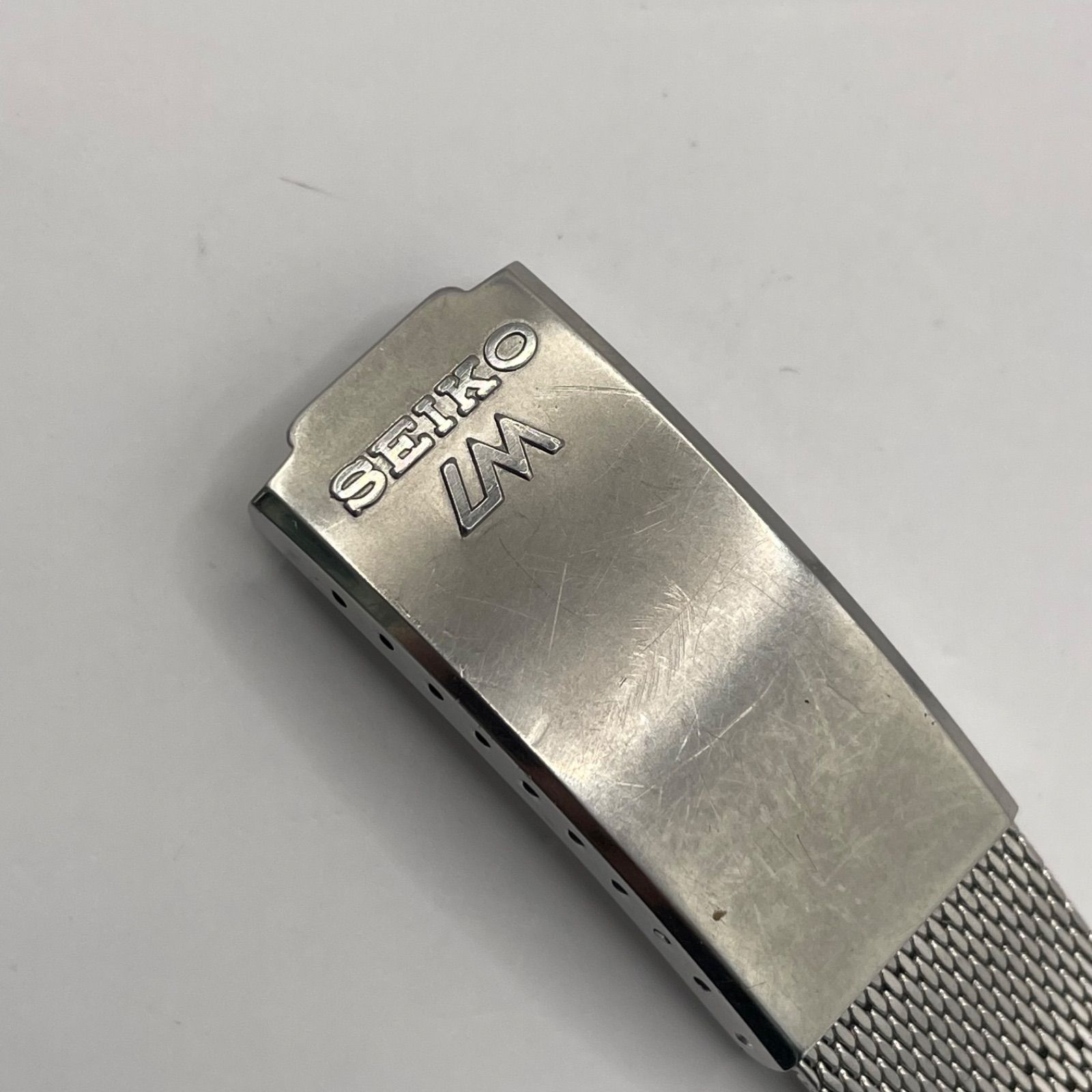 部品取り】セイコー ロードマチック 純正メッシュベルト LMロゴ