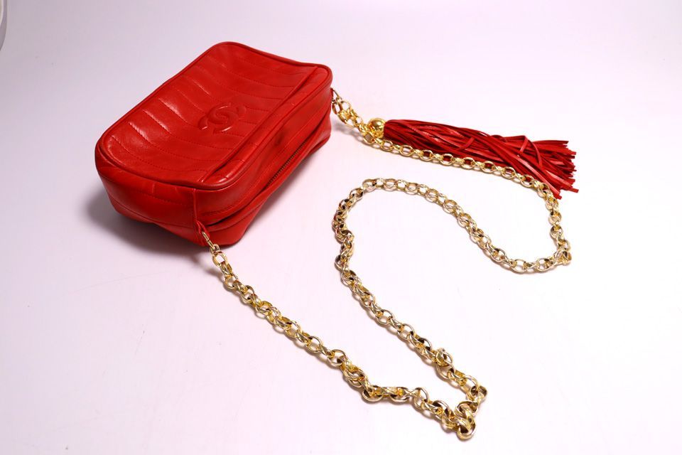シャネル マドモアゼル GD金具 ショルダーバッグ■04oh09363370 □CHANEL マドモアゼル ココマーク GD金具 レザー チェーンショルダー