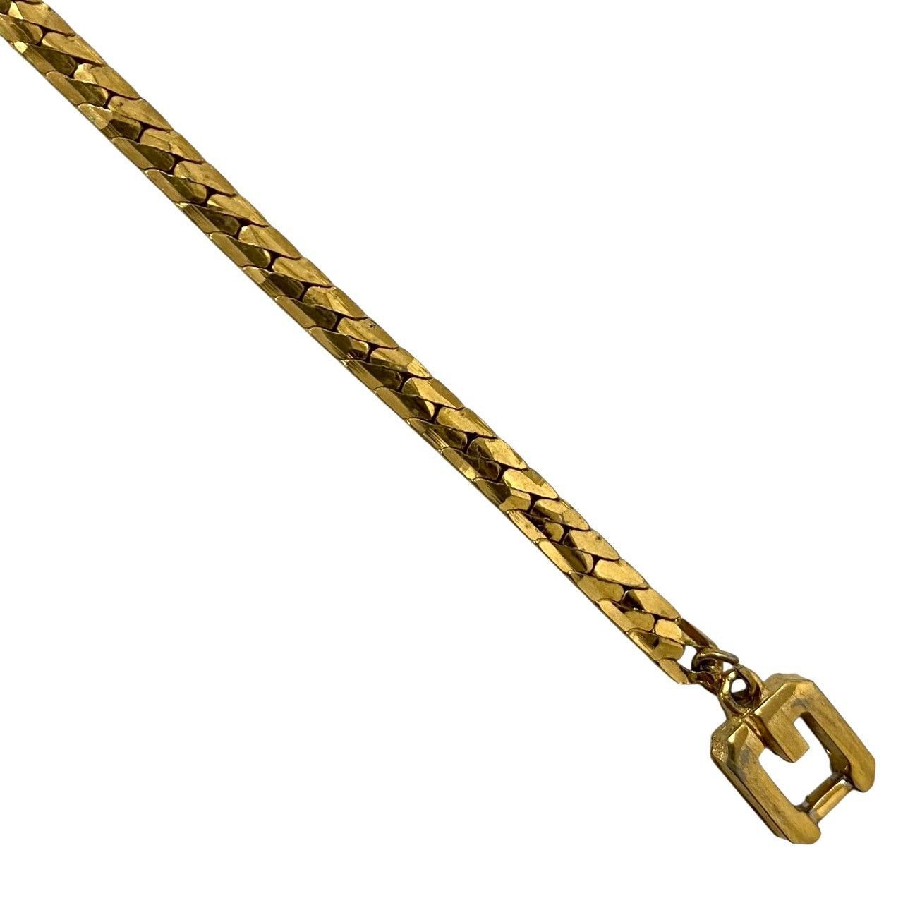 506.490おまとめジバンシィ ブレスレット ゴールド ツイストチェーン GIVENCHY】チェーン ブレスレット ゴールド/金カラー 喜平