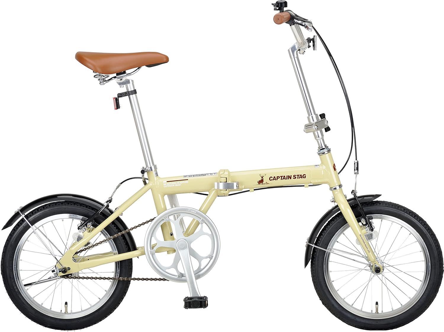 新品キャプテンスタッグ(CAPTAIN STAG) AL 16インチ 折りたたみ自転車 