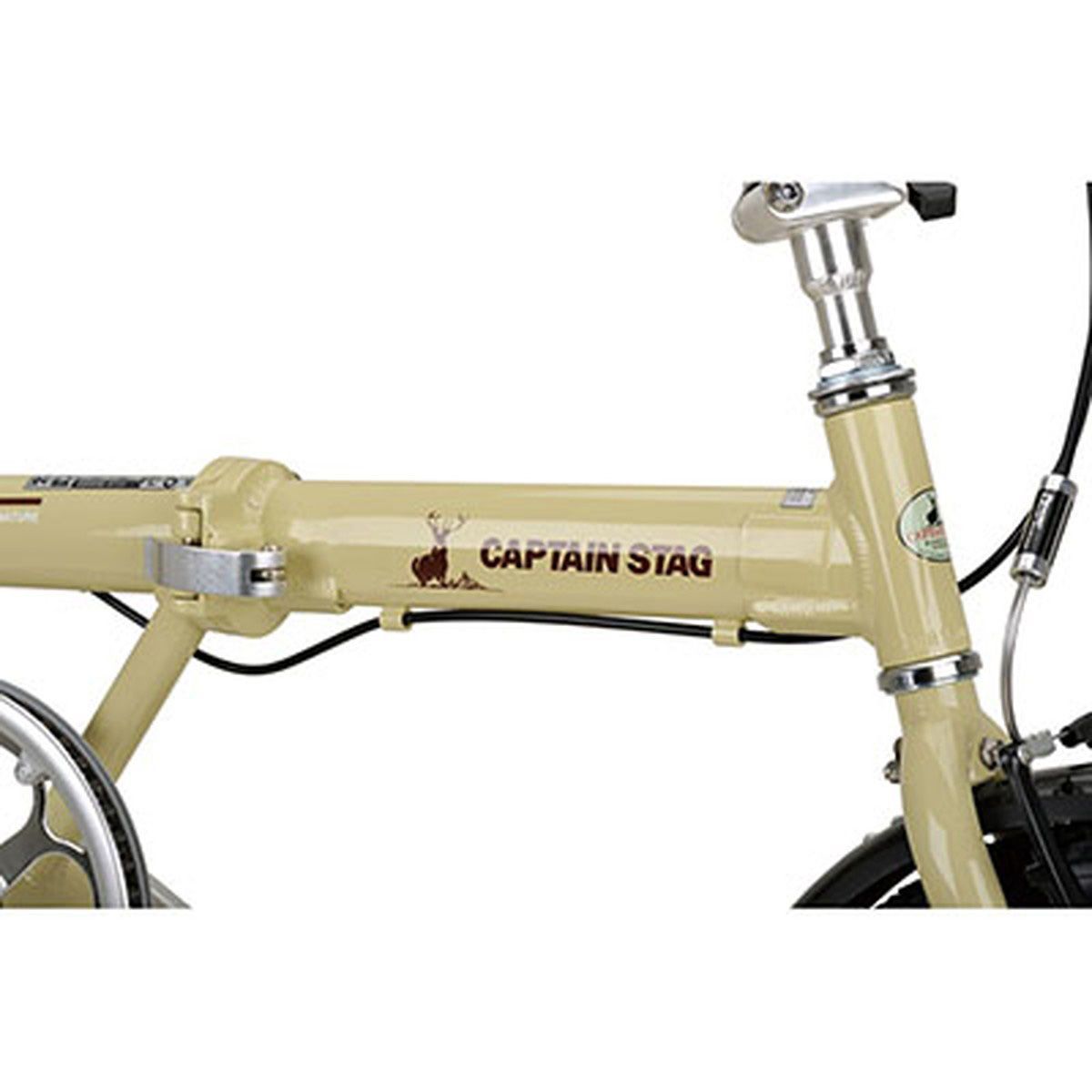 新品キャプテンスタッグ(CAPTAIN STAG) AL 16インチ 折りたたみ自転車 