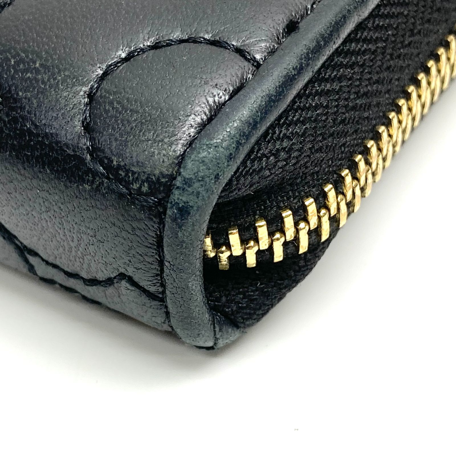 t) MARY QUANT マリークワント 長財布 ロングウォレット ブラック