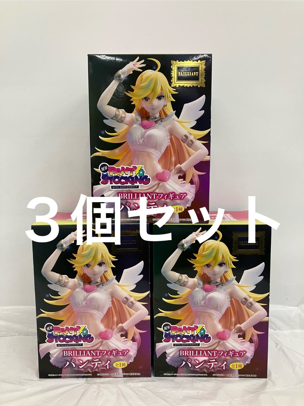 未開封 NEW PANTY & STOCKING BRILLIANT フィギュア パンティ 3個