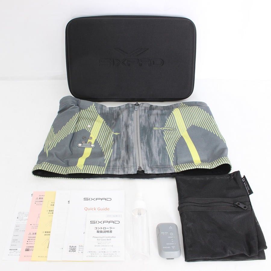 美品MTG SIXPAD Powersuit Core Belt(S) ブルー 美品MTG SIXPAD