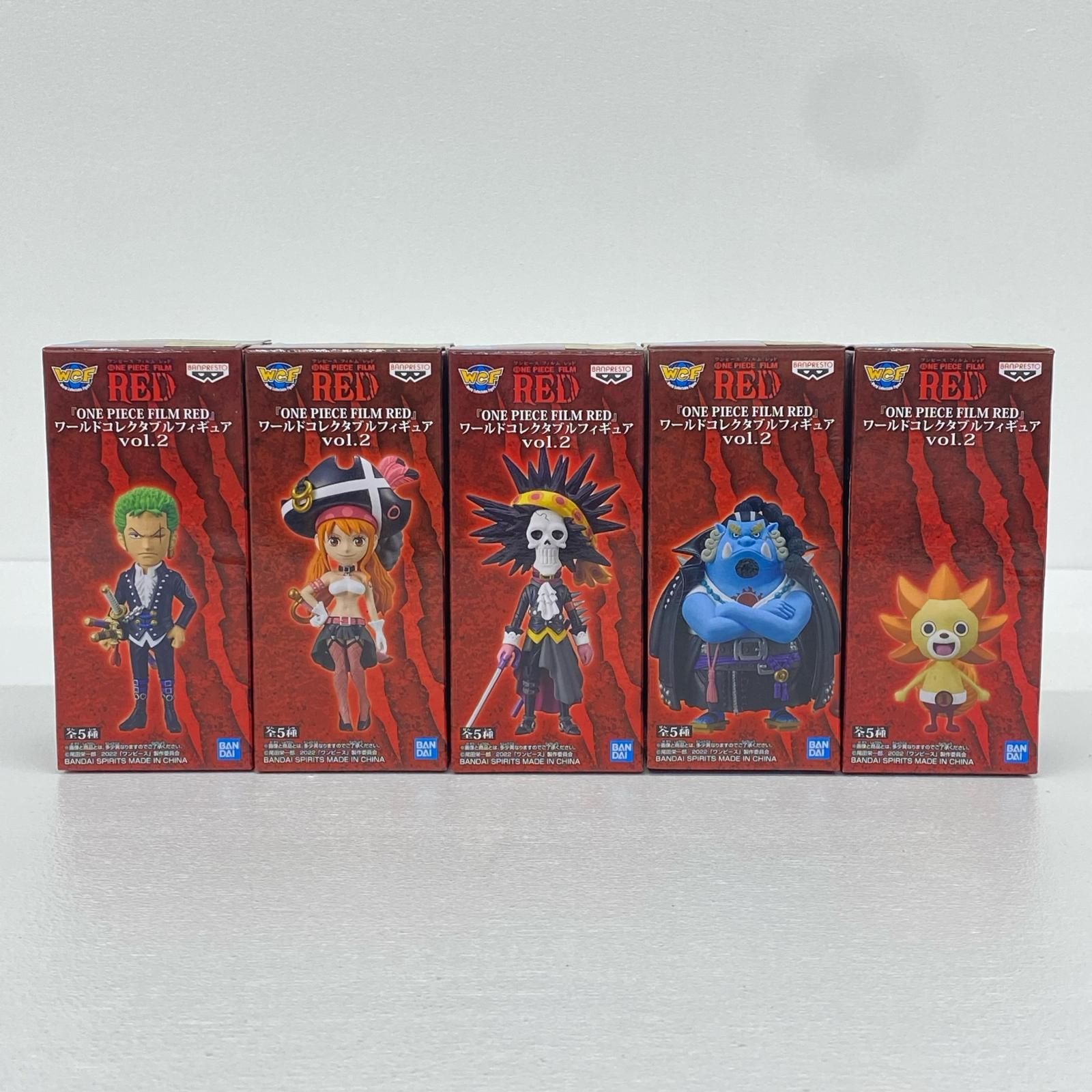 中古 全5種セット「ワンピースFILMRED」WCFvol.2 - メルカリ