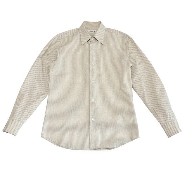 Used clothing agnes b. homme long-sleeve striped shirt, cleaned 