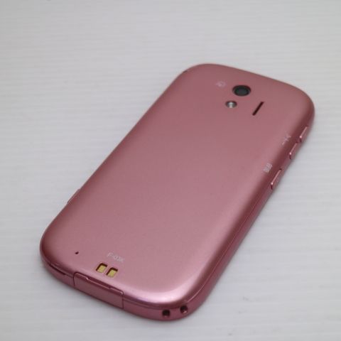超美品 F-03K らくらくスマートフォン me ピンク スマホ 即日発送 白