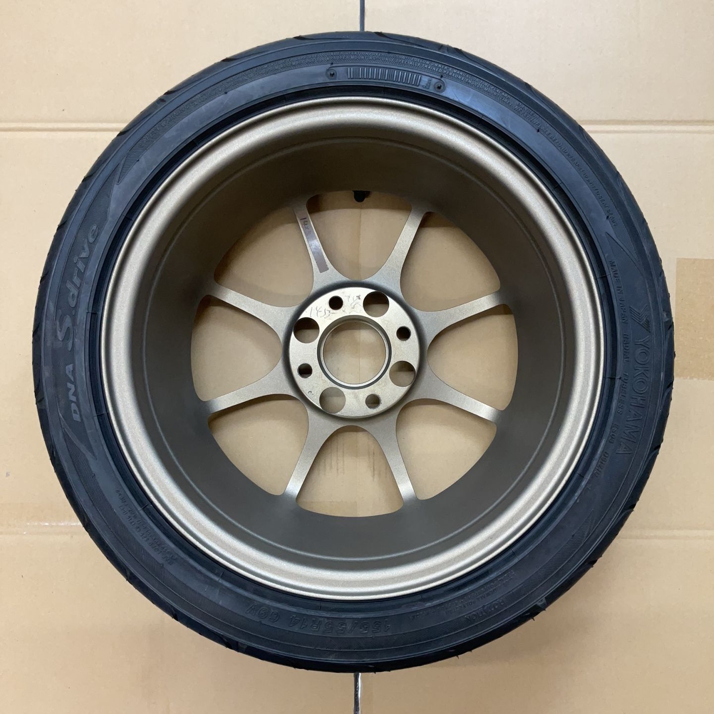 14インチ 5.5J +45 RAYS VOLK RACING CE28 155/55R14 S.drive 2006年製 