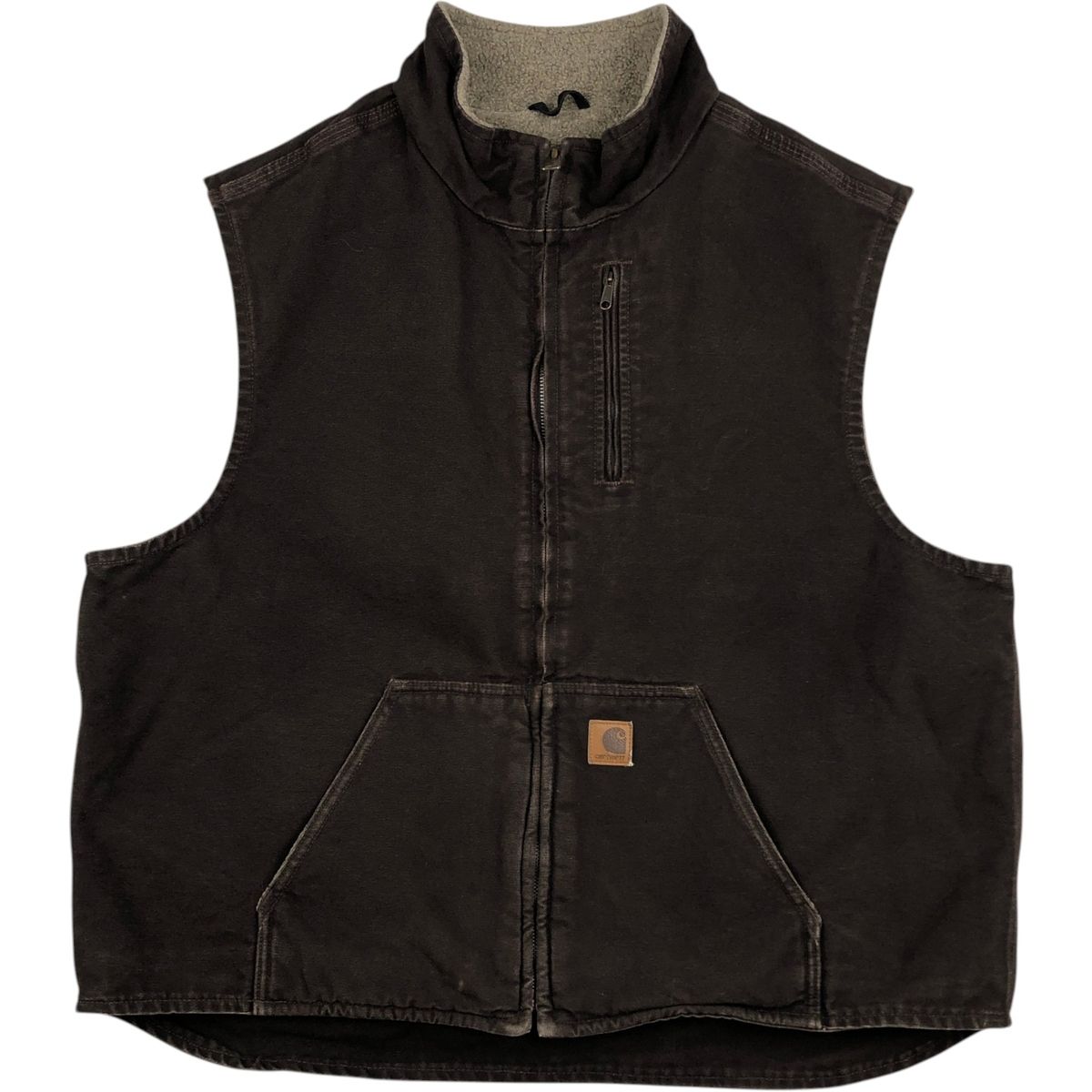 トップス 古着 カーハート Carhartt ダックベスト メンズXXL相当/eaa627759
