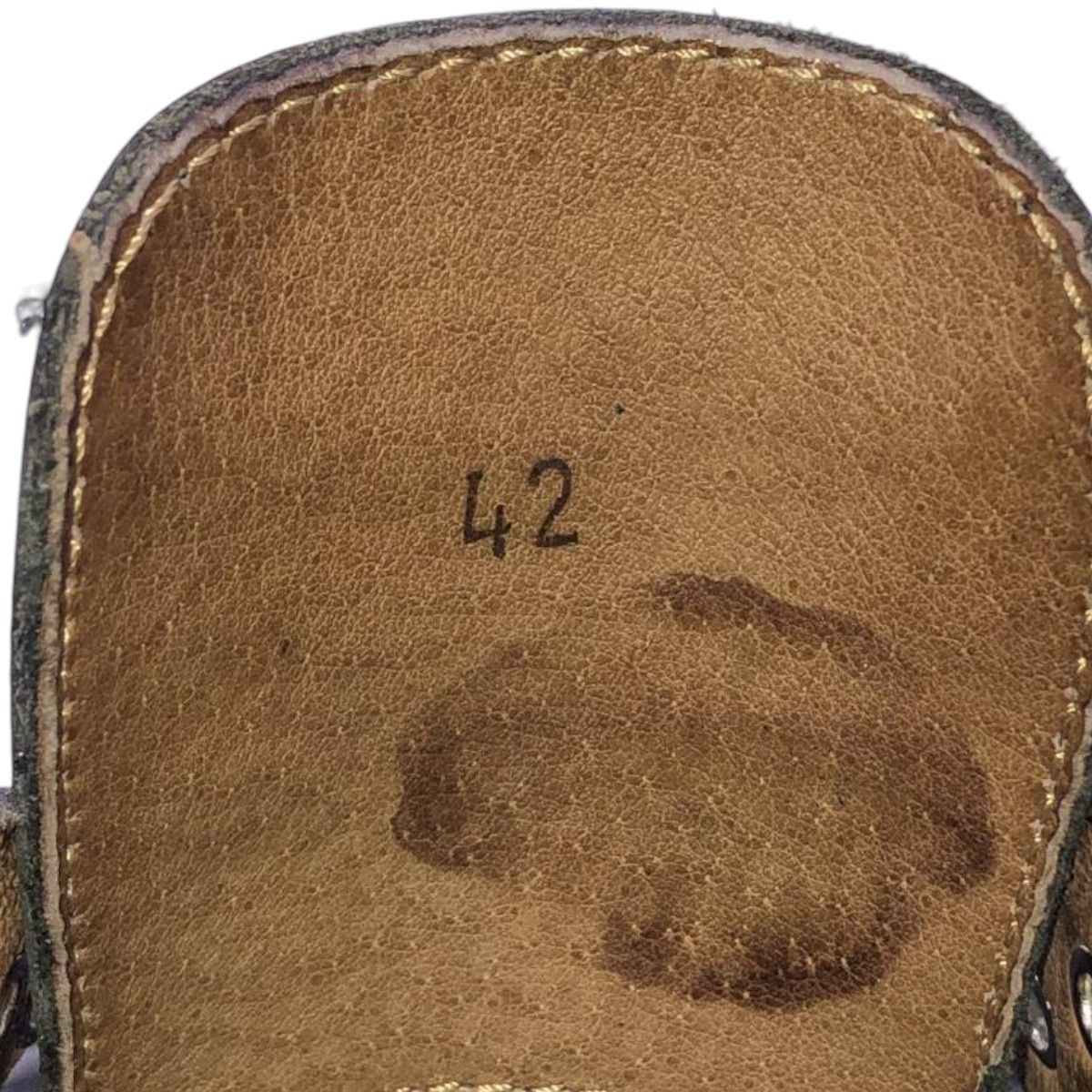 古着 WALL STREET フルブローグ ウイングチップシューズ 42 メンズ27.0