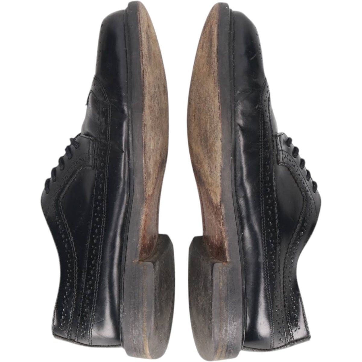 古着 WALL STREET フルブローグ ウイングチップシューズ 42 メンズ27.0cm相当/saa015052 古着 WALL STREET フルブローグ ウイングチップシューズ 42 メンズ27.0