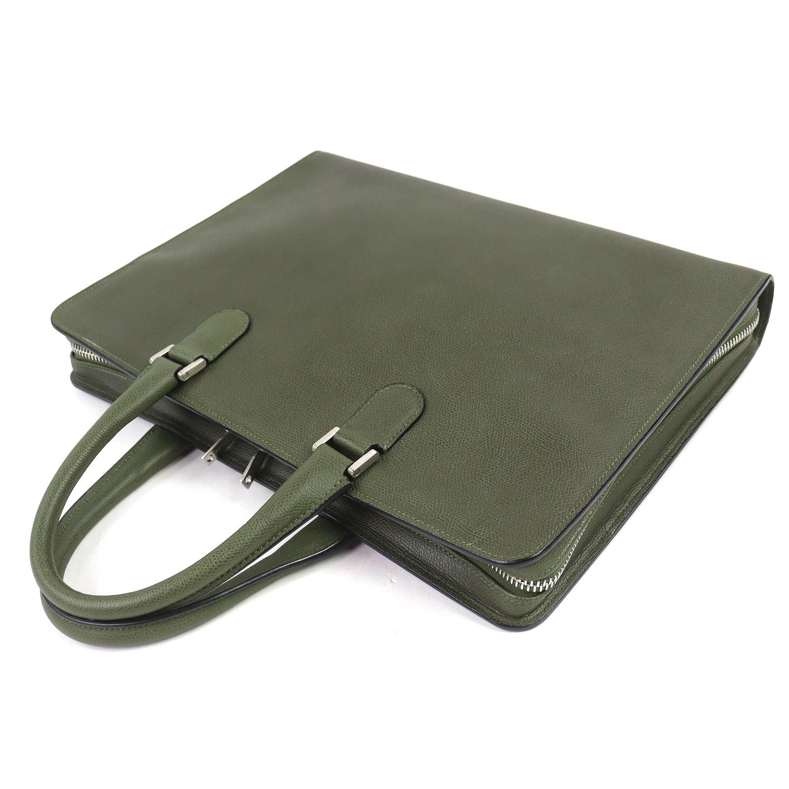 Valextla ヴァレクストラ　スリム　ポートフォリオ　レザー　ブリーフケース Valextra（ヴァレクストラ） ブリーフケース SLIM PORTFOLIO ブラック