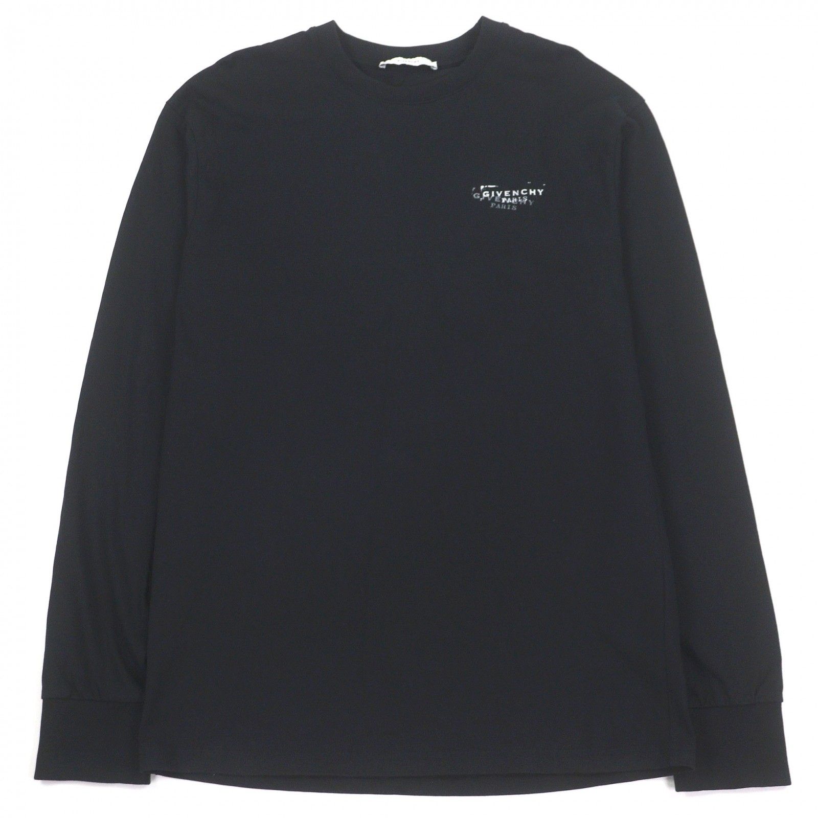 極美品□GIVENCHY ジバンシィ BM71MH3YSA コットン100％ ロゴプリント 