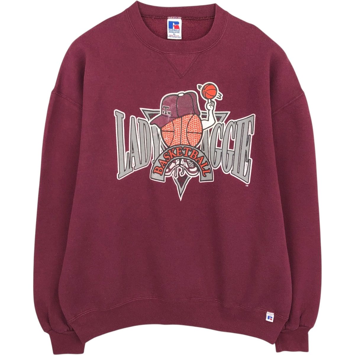 カレッジスウェット 古着 古着 80 90年代 ラッセル Russell カレッジ 