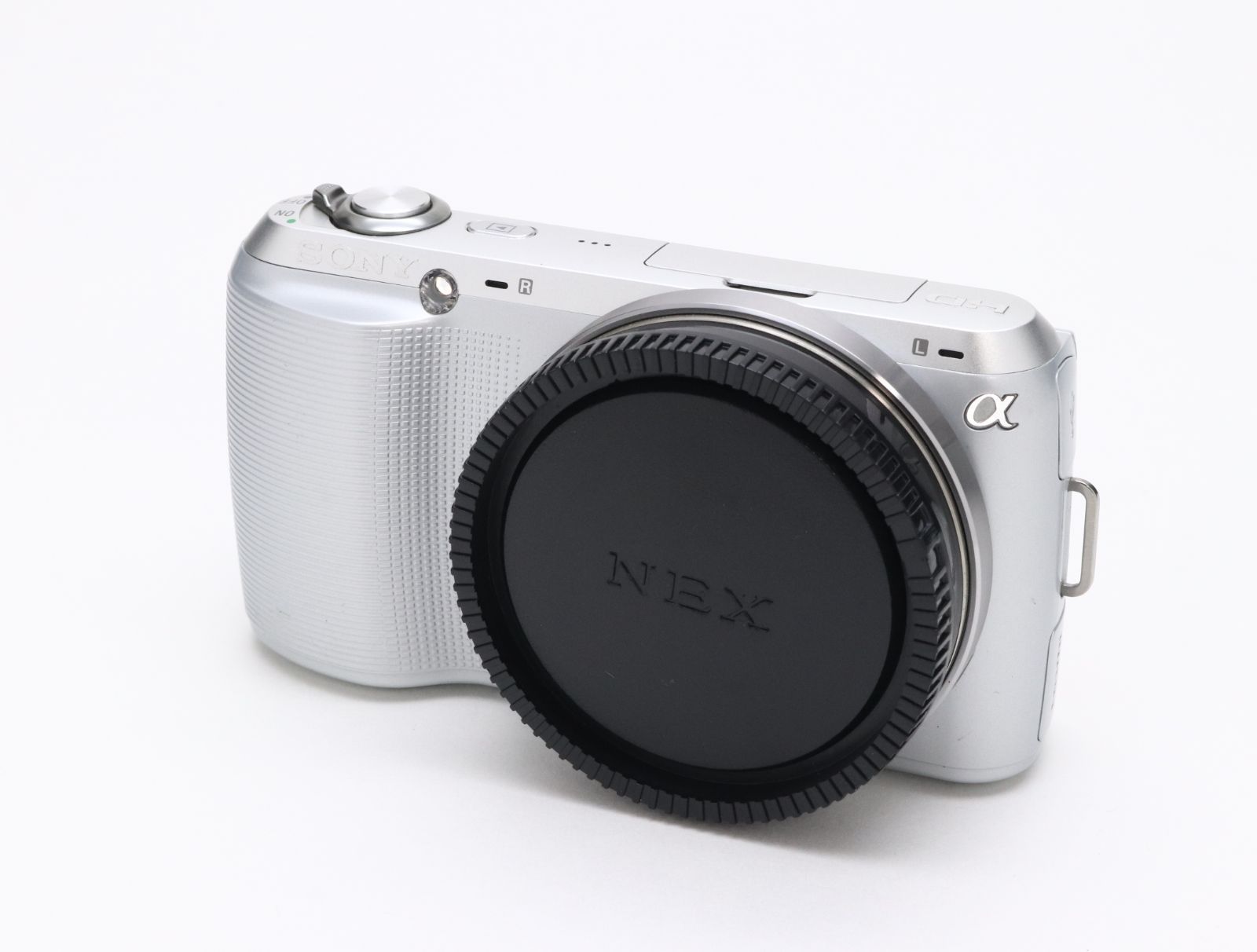 B (並品) SONY ソニー α NEX-C3 シルバー ボディ シャッター数 19,500