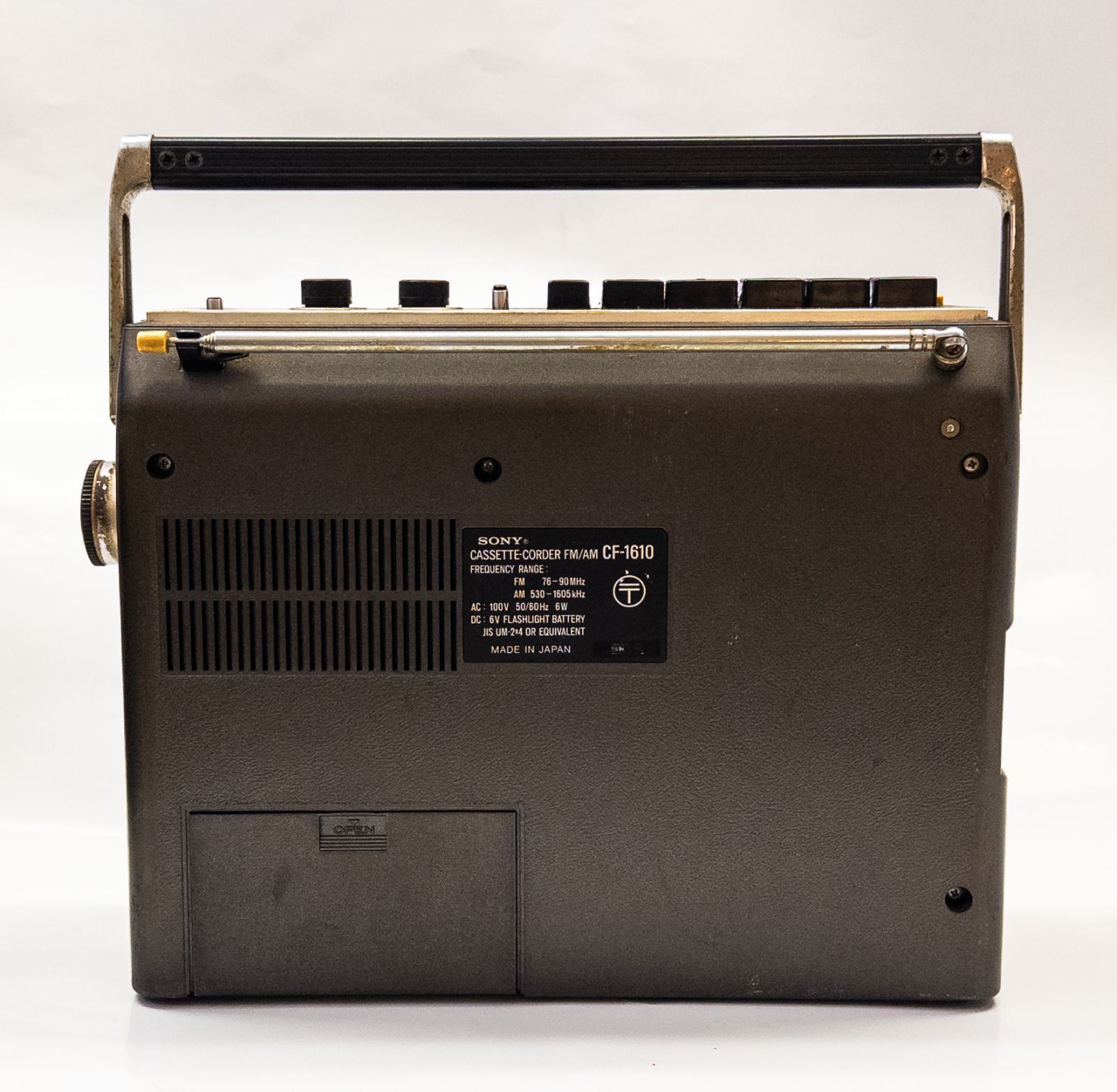 【希少】SONY ソニー ラジカセ CF-1610 レトロ 希少 SONY ソニー CF-1610 ラジカセ 昭和レトロ FM/AMラジオ カセット