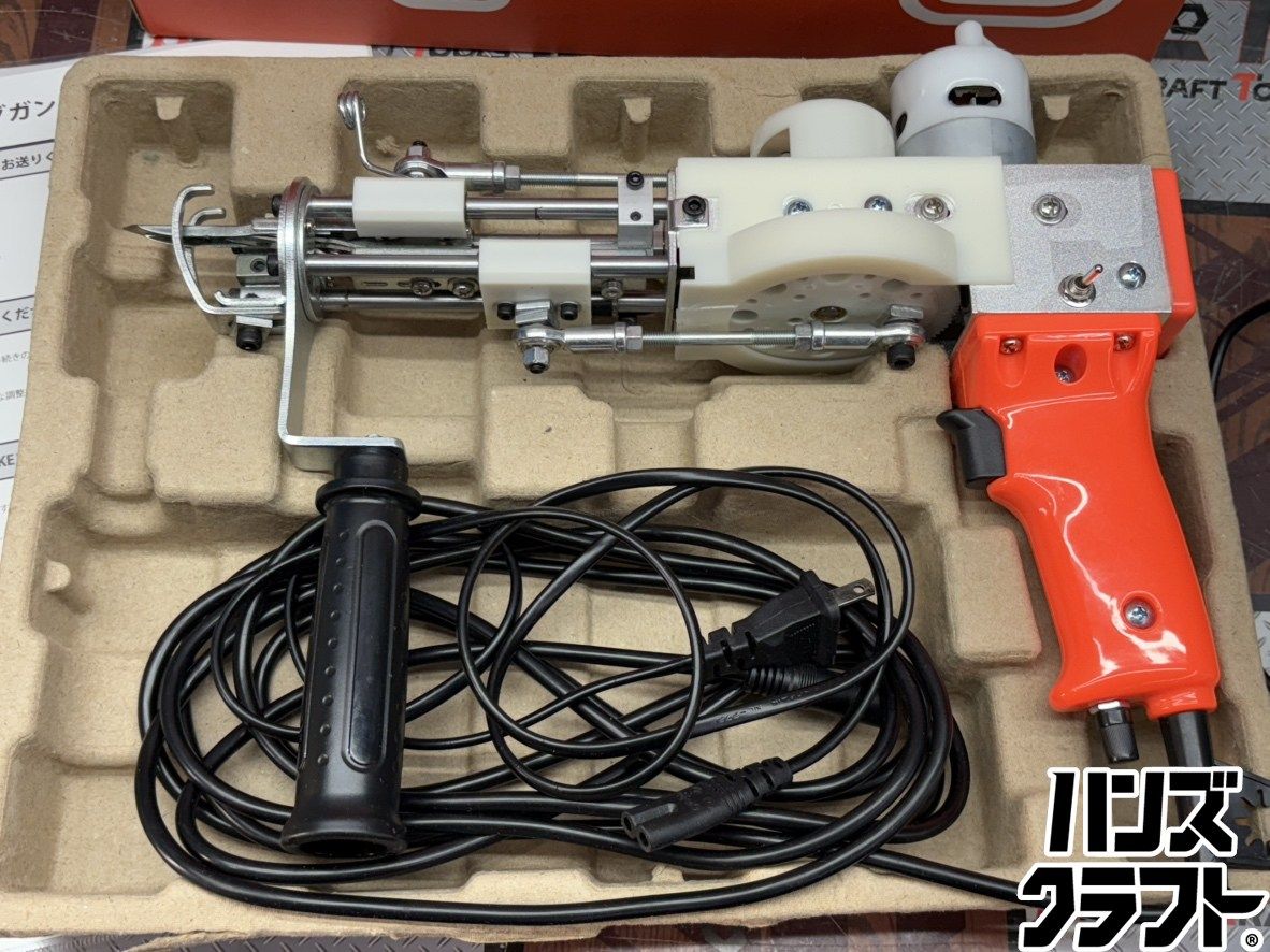 【中古】KEKE 三好敷物 AK1 タフティングガン【ハンズクラフト佐賀】 〇【送料無料】KEKE 三好敷物 AK1 タフティングガン【ハンズクラフト