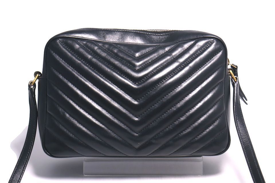 サンローラン Vステッチ ルー ショルダーバッグ■04oh09C6035-O □SAINT LAURENT Vステッチ ルー カメラバッグ レザー ショルダー