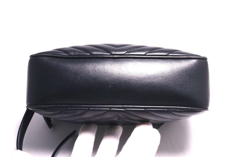 サンローラン Vステッチ ルー ショルダーバッグ■04oh09C6035-O □SAINT LAURENT Vステッチ ルー カメラバッグ レザー ショルダー